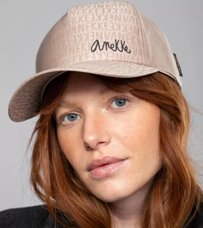 Beige Contemporary Logo Cap | Anekke Best Sale