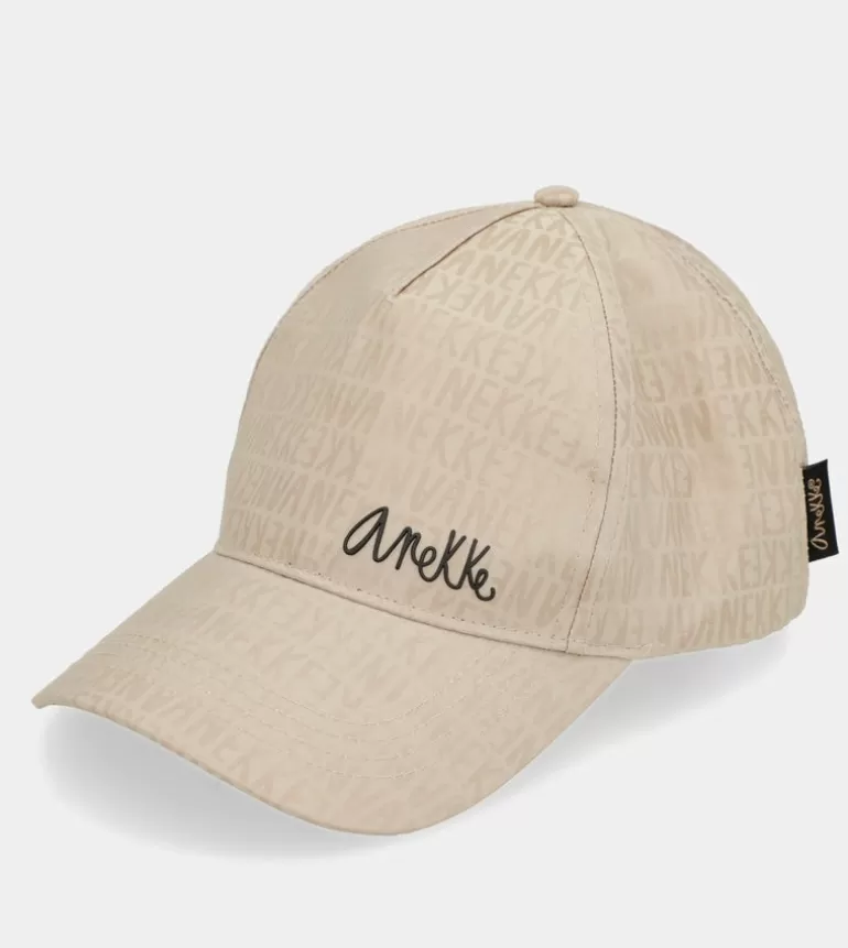 Beige Contemporary Logo Cap | Anekke Best Sale