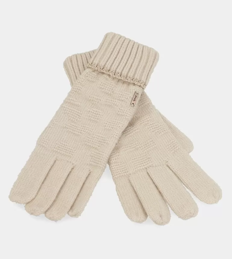 Beige Knit Gloves | Anekke Online