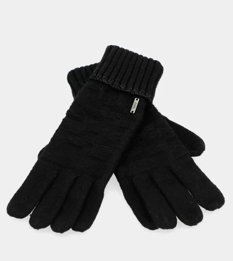 Black Knit Gloves | Anekke Best