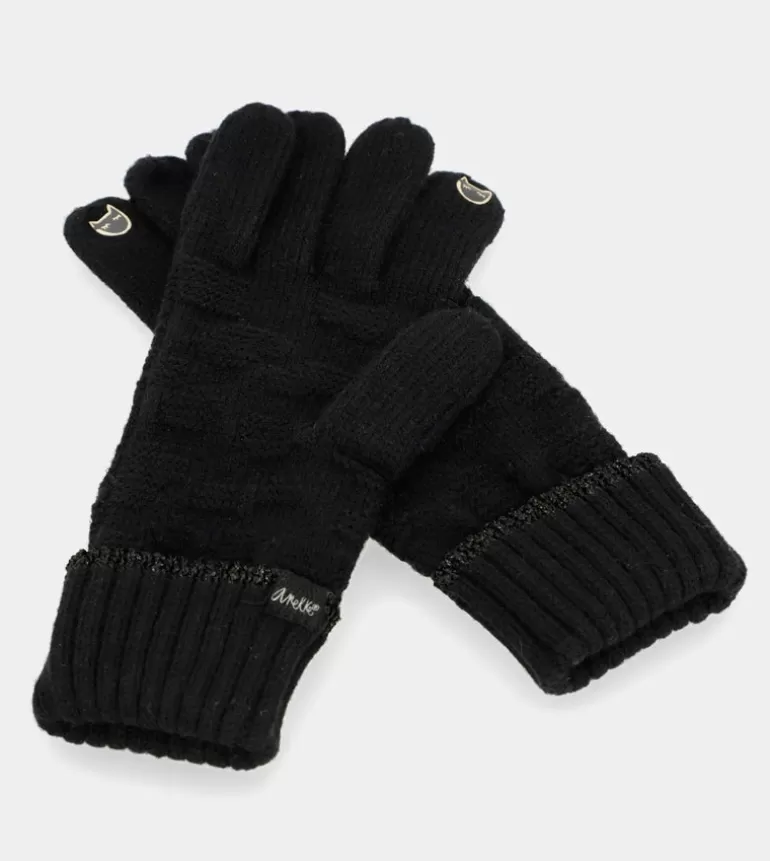 Black Knit Gloves | Anekke Best