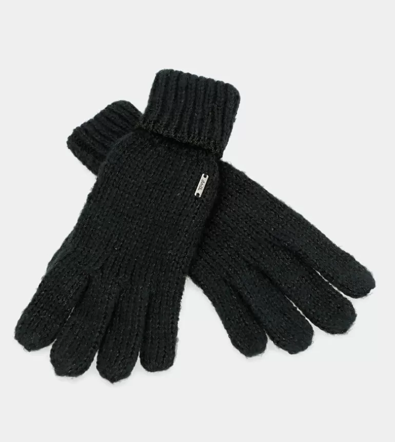 Black Logomania Gloves | Anekke Flash Sale