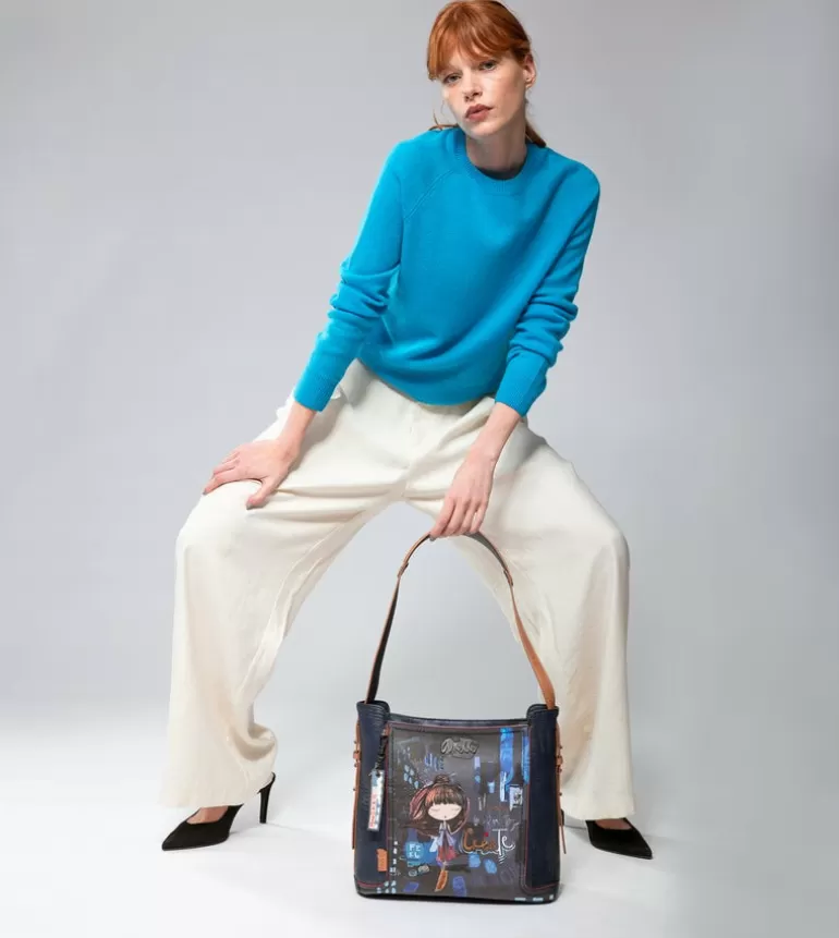 Contemporary Large Shoulder Bag | Anekke Flash Sale