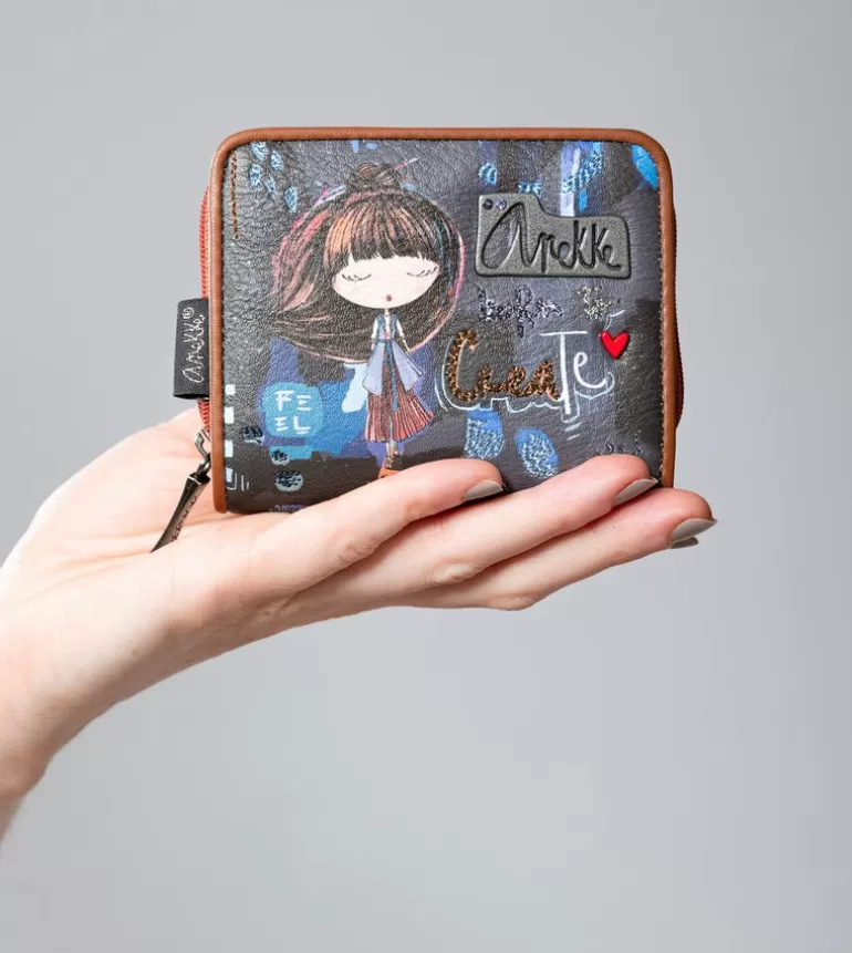 Contemporary Small Rfid Wallet | Anekke Store