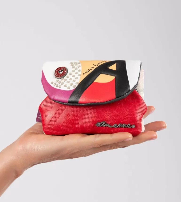 Fashion Coin Purse With Flap | Anekke Fashion