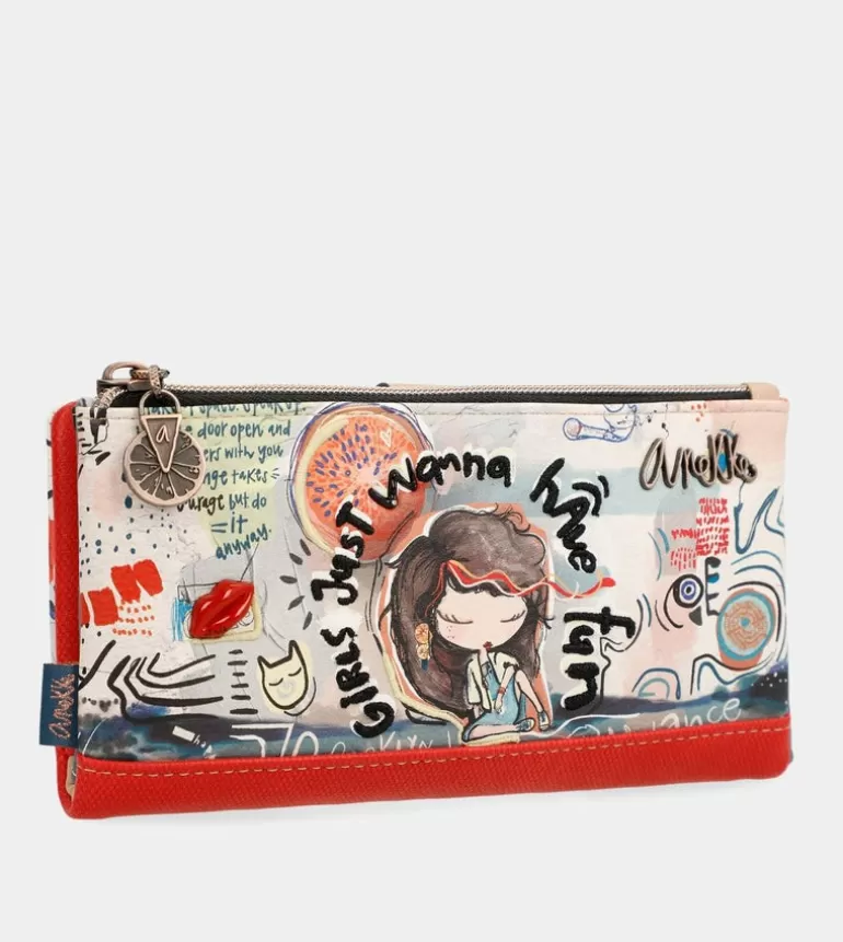 Fun & Music Large Flexible Wallet | Anekke Shop