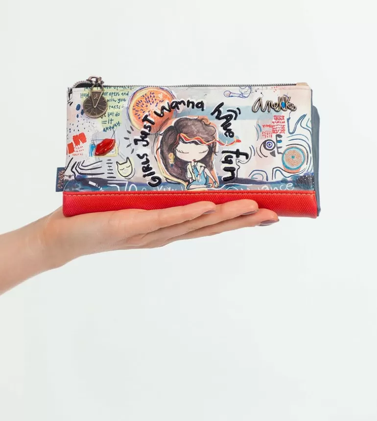 Fun & Music Large Flexible Wallet | Anekke Shop