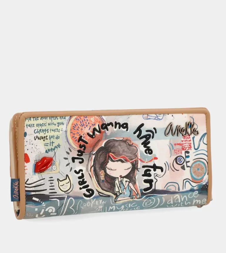 Fun & Music Large Wallet | Anekke Best Sale