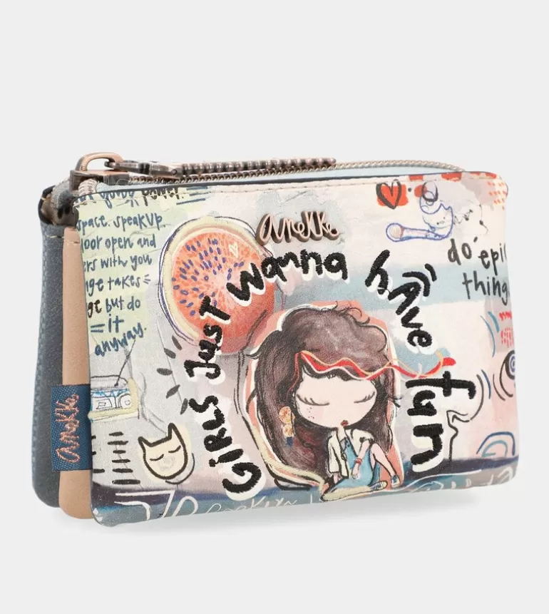 Fun & Music Triple Compartment Coin Purse | Anekke Flash Sale