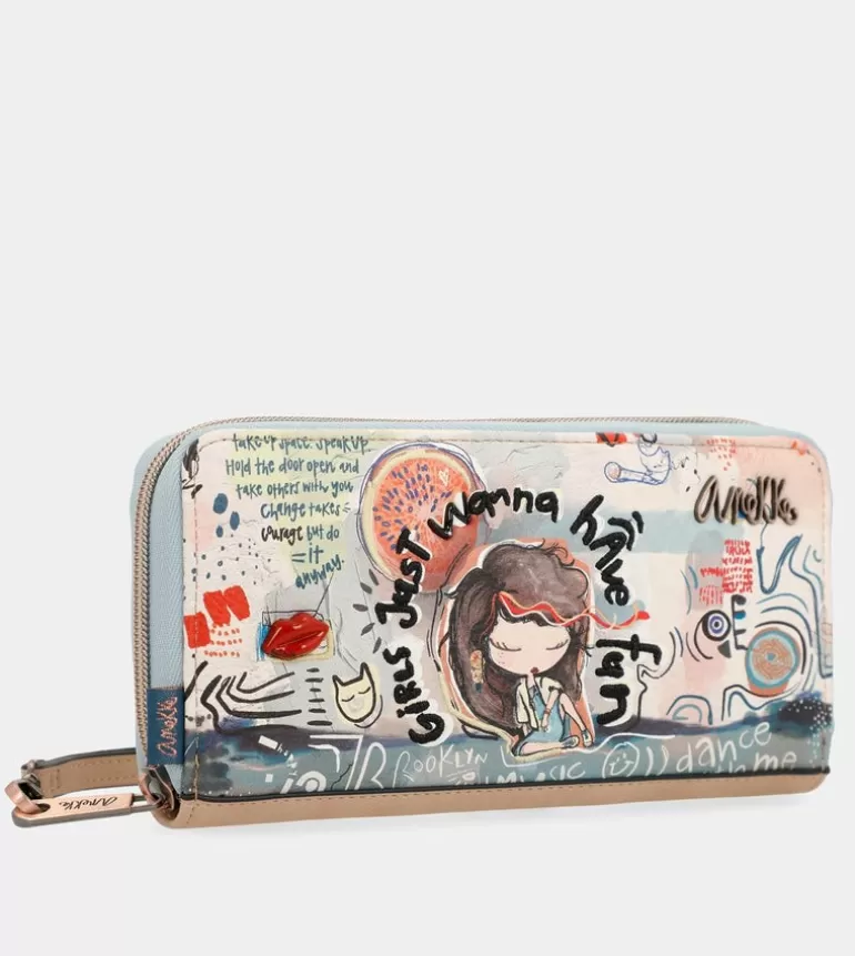 Fun & Music Zippered Wallet | Anekke Best Sale