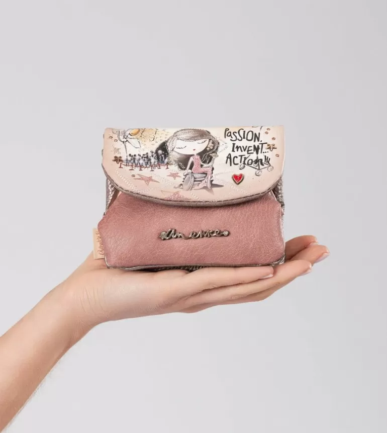 Hollywood Coin Purse With Flap | Anekke Cheap