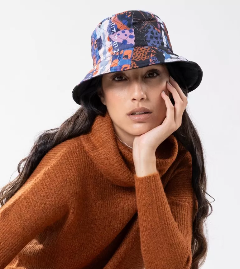 Kyomu Pattern Bucket Hat | Anekke New