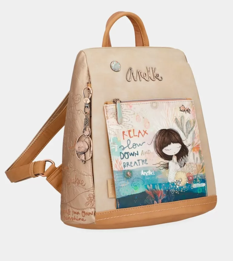 Mediterranean Anti-Theft Backpack For Strollers | Anekke Fashion