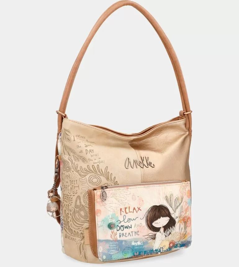 Mediterranean Convertible Bag To Backpack Hobo | Anekke Online