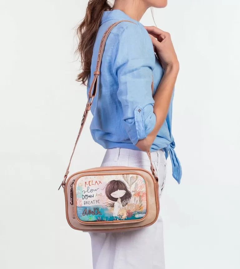 Mediterranean Crossbody Bag With Front Pocket | Anekke Clearance