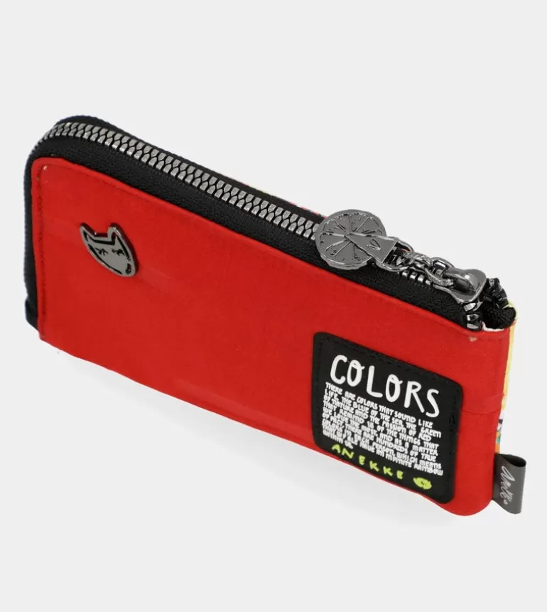 Nature Colors Red Coin Purse With Red Wallet | Anekke Sale