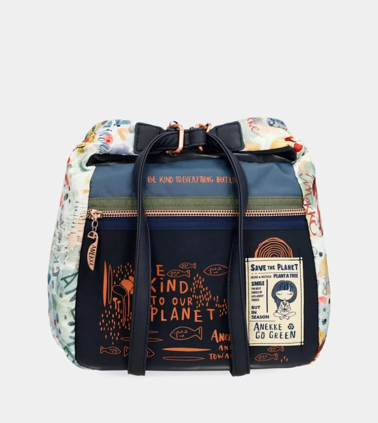 Nature Pachamama Convertible Crossbody Bag Into A Backpack | Anekke Best Sale