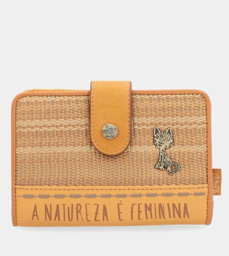 Nature Pachamama Medium Rfid Wallet Ochre Ocher | Anekke Discount