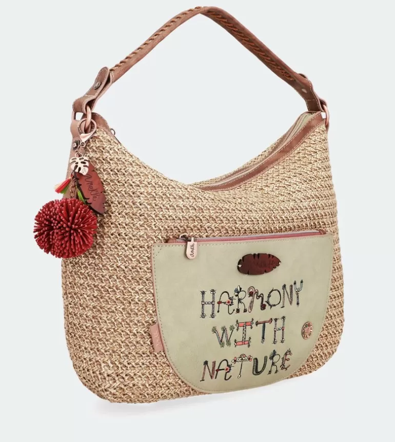 Nature Raffia Hobo Bag | Anekke Online