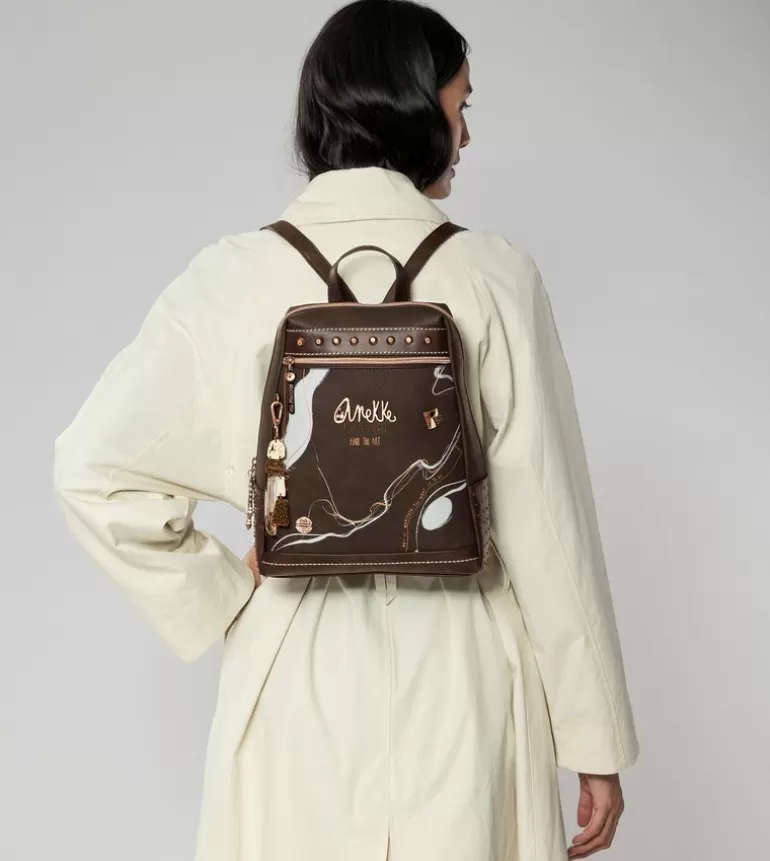 Nature Shodo Large Brown Backpack | Anekke Store