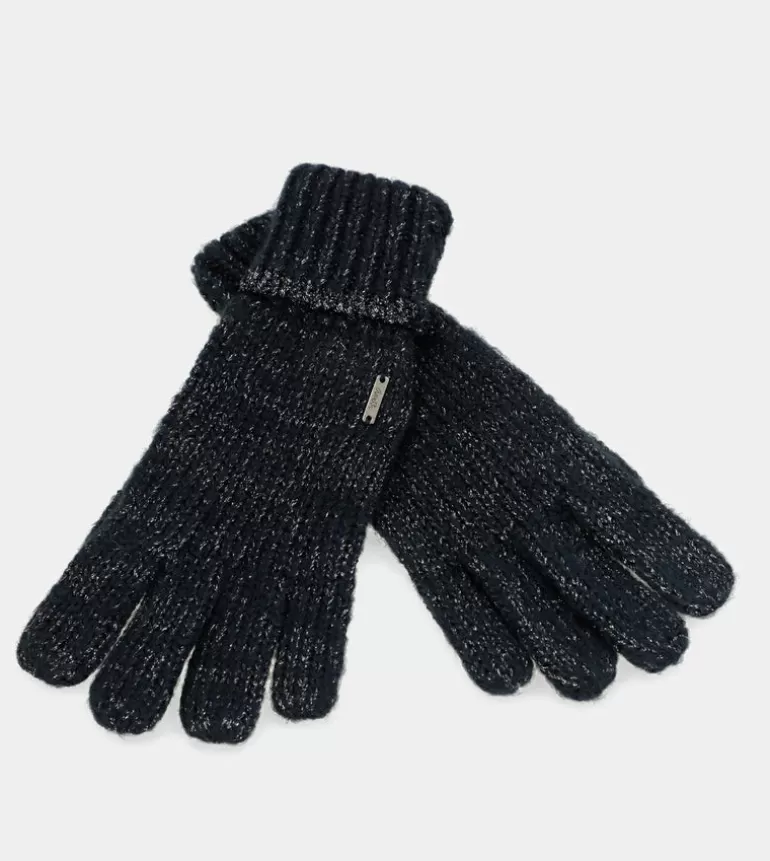 Navy Blue Logomania Gloves. | Anekke Sale