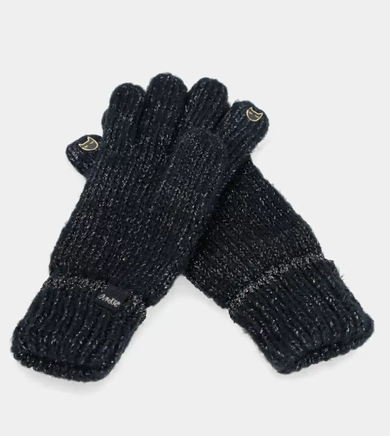 Navy Blue Logomania Gloves. | Anekke Sale