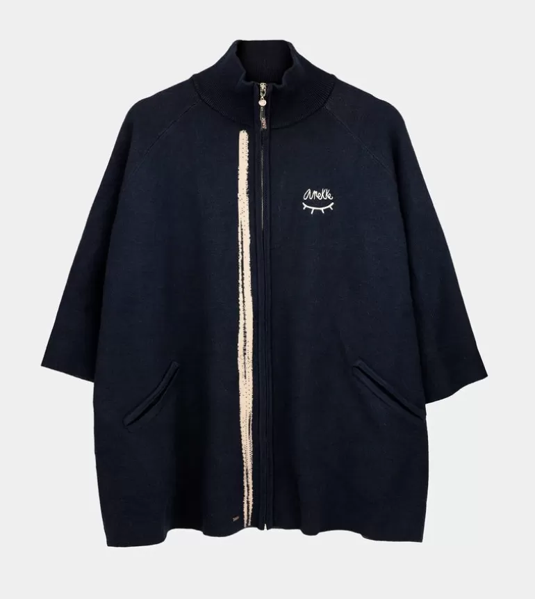 Navy Blue Shodo Jacket | Anekke Sale