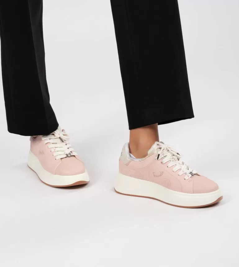 Peace & Love Pink Sneakers | Anekke Best