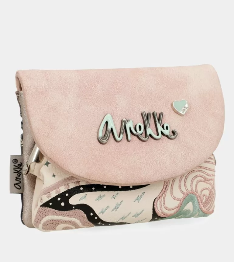 Psicodelic Coin Purse With Flap | Anekke Flash Sale