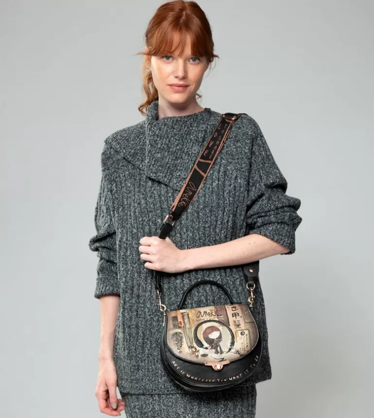 Shoen Oval Bag With Flap | Anekke Online