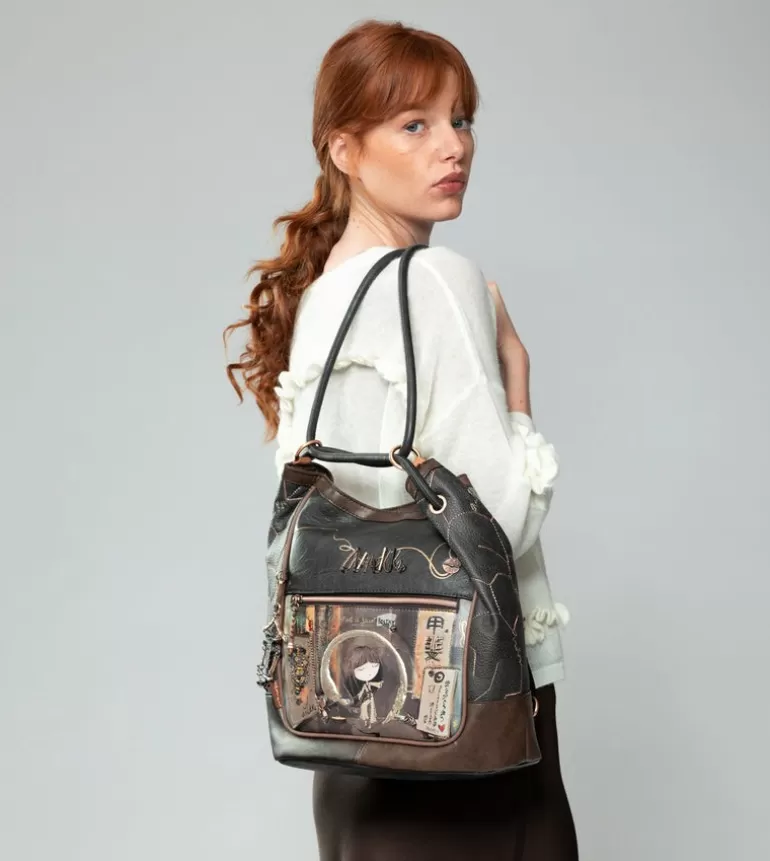 Shoen Shoulder Bag Convertible Into A Backpack | Anekke New