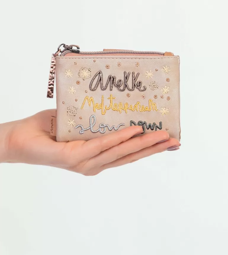 Slow Life Small Flexible Wallet | Anekke New