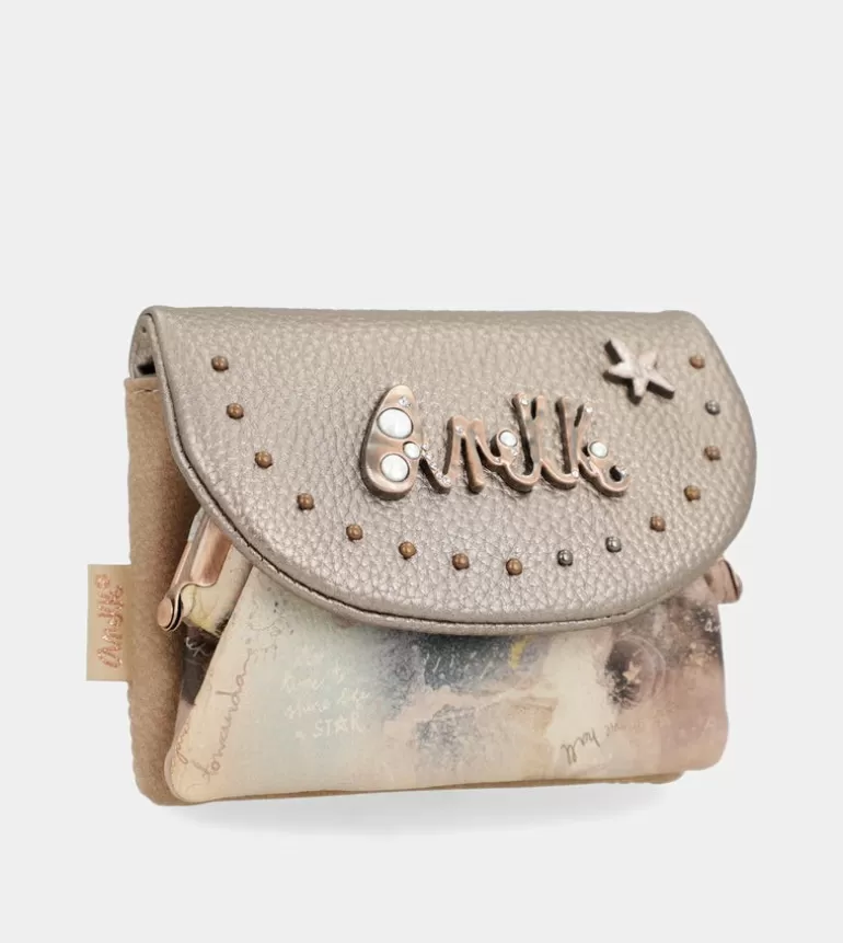 Stars Coin Purse With Flap | Anekke Cheap