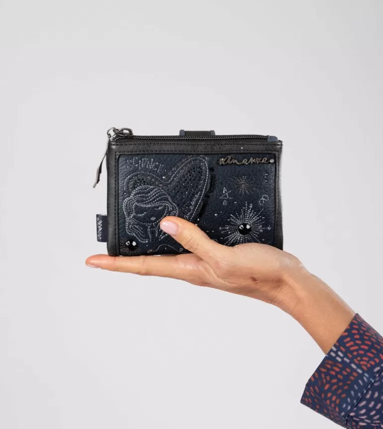 Studio Navy Blue Flexible Medium Rfid Wallet | Anekke Clearance