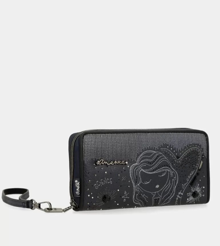 Studio Navy Blue Large Rfid Wallet | Anekke Best