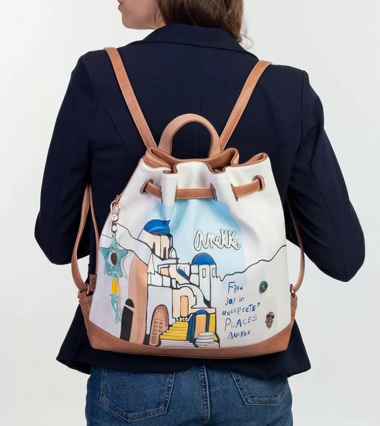 Sunrise Bomber Style Backpack | Anekke Fashion