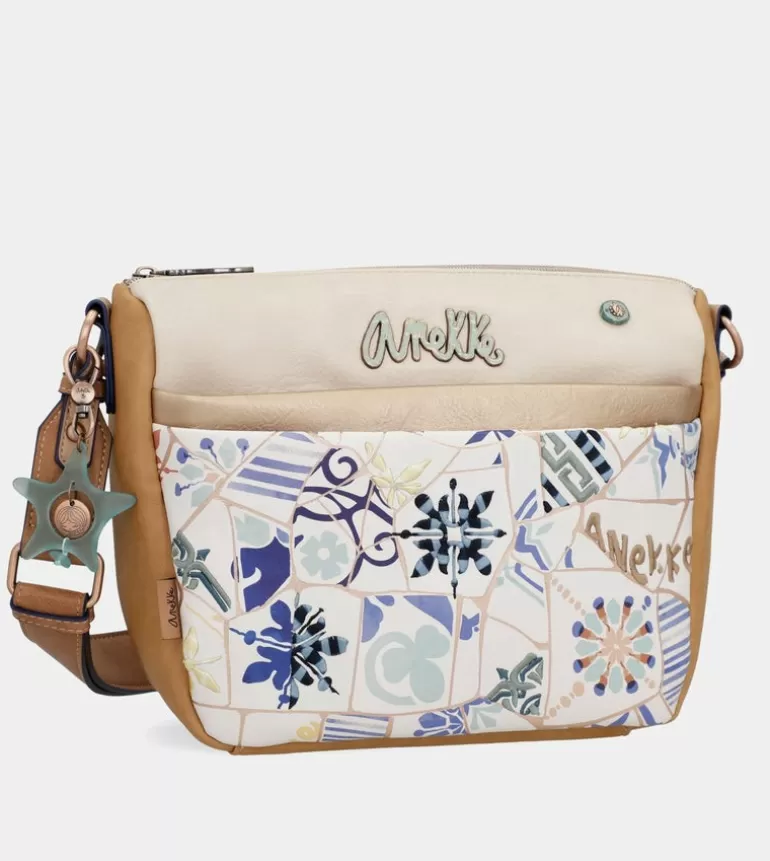 Sunrise Tile Print Shoulder Bag | Anekke Clearance