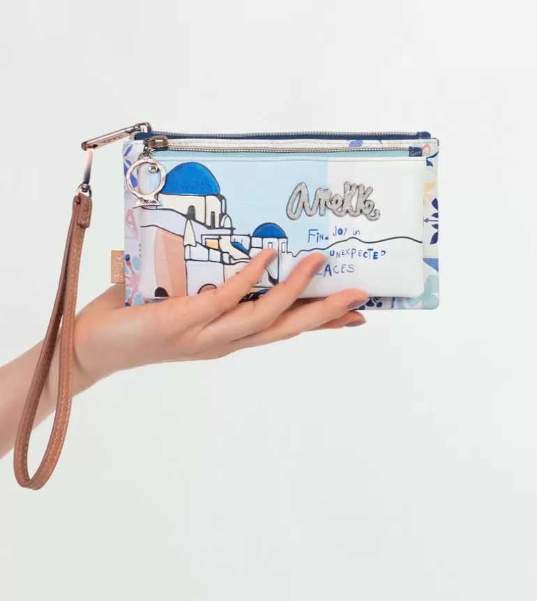 Sunrise Wallet Purse With Hand Strap | Anekke Outlet