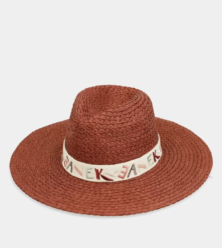 Terracotta Raffia Hat | Anekke Outlet