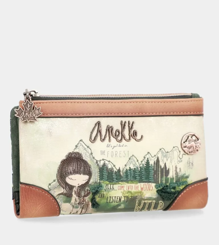 The Forest Large Flexible Material Wallet | Anekke Cheap