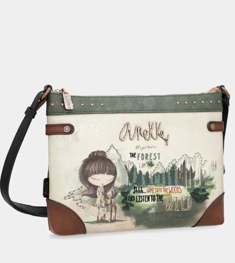 The Forest Large Printed Shoulder Bag | Anekke Online