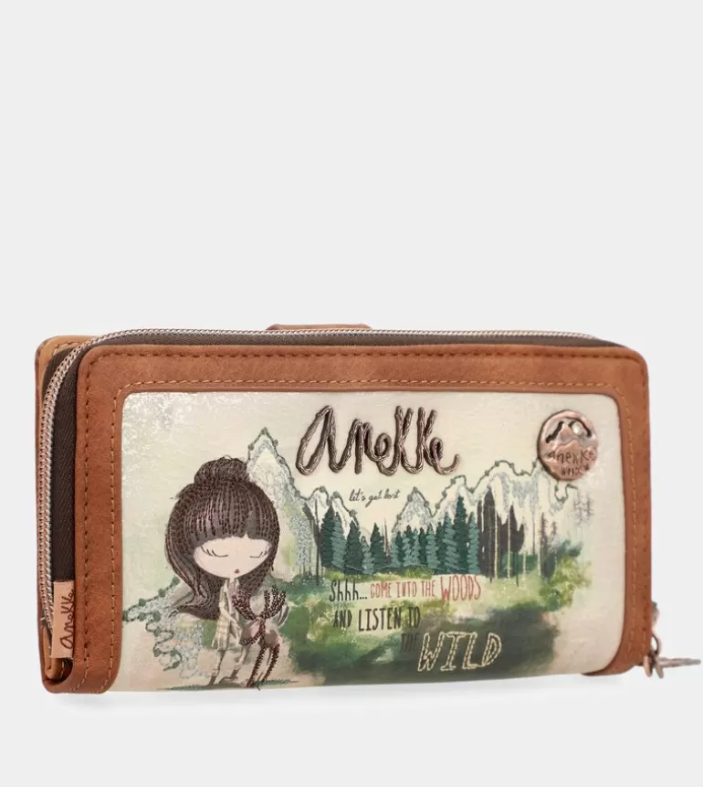 The Forest Large Printed Wallet | Anekke Best