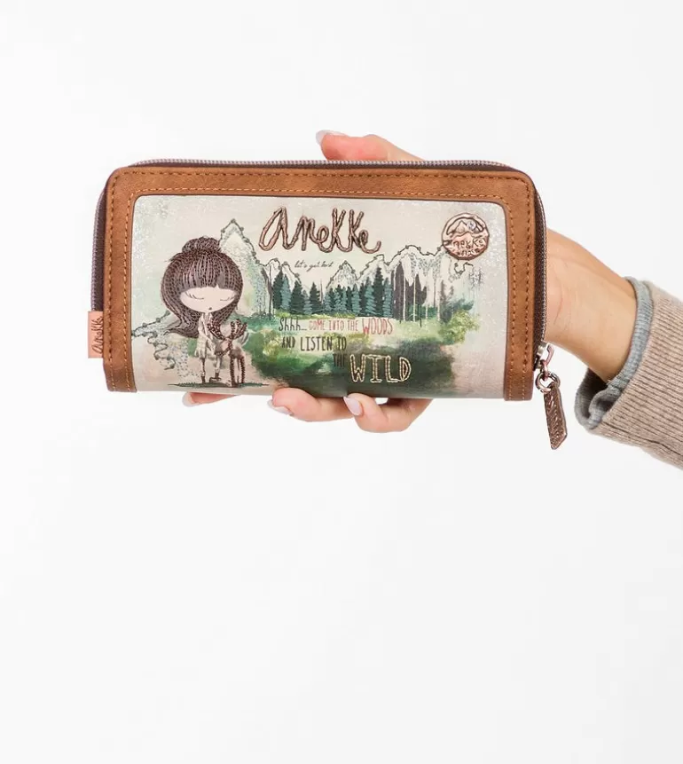 The Forest Large Printed Wallet | Anekke Best