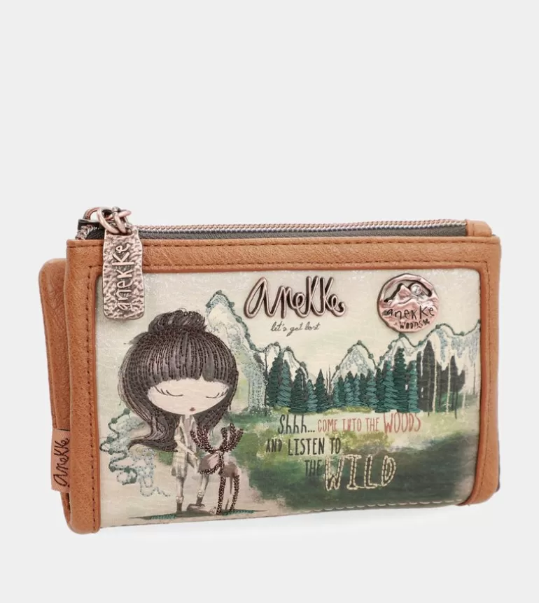 The Forest Medium Flexible Material Wallet | Anekke Cheap