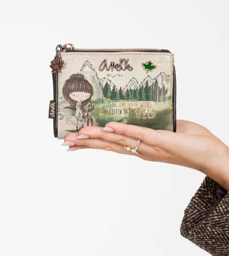 The Forest Small Flexible Material Wallet | Anekke Flash Sale