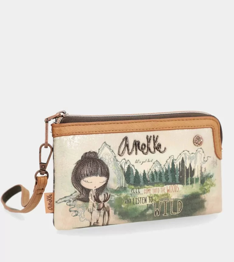 The Forest Wallet With Hand Strap | Anekke Sale