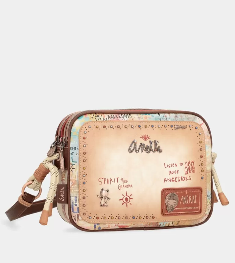 Tribe Crossbody Bag With 3 Compartments | Anekke Best Sale