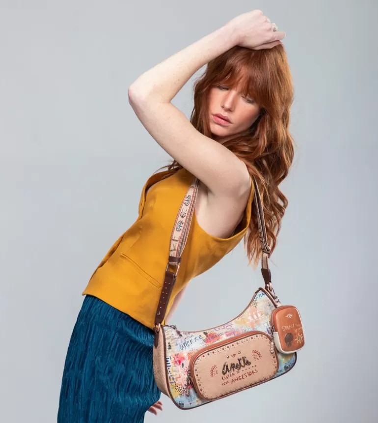 Tribe Crossbody Bag With Mini Wallet | Anekke Cheap