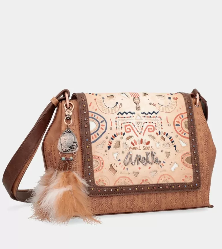 Tribe Flap Crossbody Bag | Anekke New