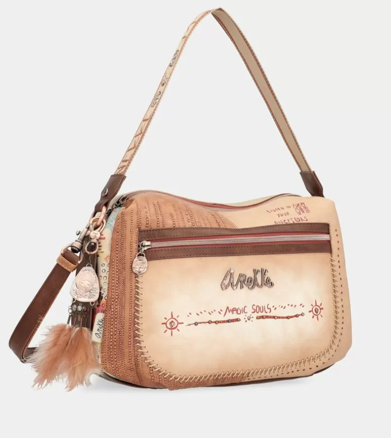 Tribe Large Crossbody Bag With Shoulder Strap | Anekke Flash Sale